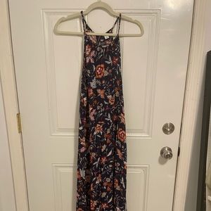 Maxi old navy print dress
